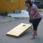 Viel Spannung und Spaß beim Cornhole Turnier